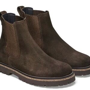 Birkenstock Highwood Slip On Brown Suede